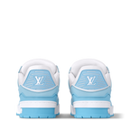 LOUIS VUITTON LV TRAINER WHITE BLUE FULLY BOXED - bamn.