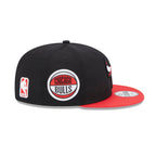 Chicago Bulls 9FIFTY Contrast Side Patch Black/Red Cap - bamn.