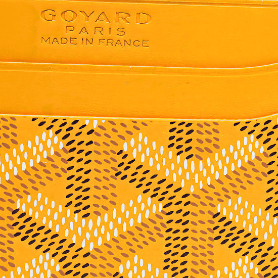 GOYARD SAINT-SULPICE CARD WALLET “YELLOW” - bamn.