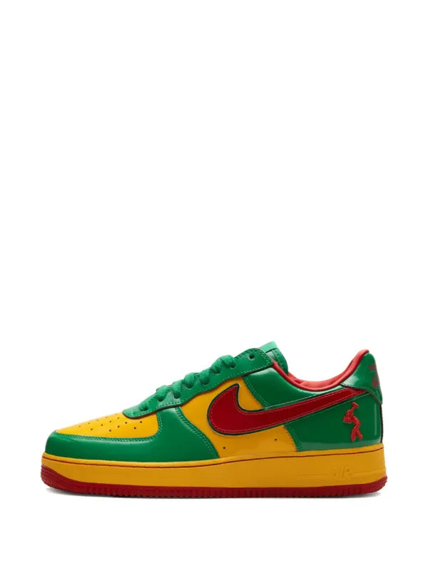 Nike x Lil Yachty Concrete Boys Air Force 1 Low "Lucky Green/Mystic Red" sneakers - bamn.
