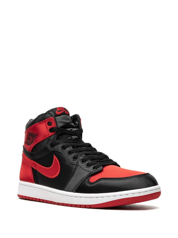 Air Jordan 1 "Satin Bred" high-top sneakers - bamn.