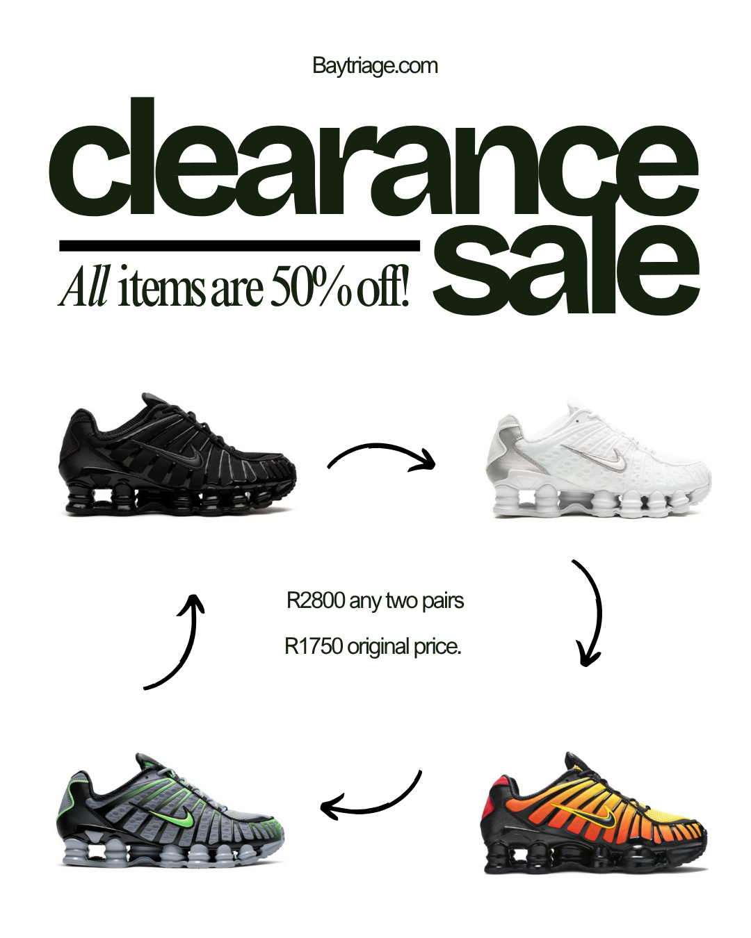 ANY 2 NIKE SHOX