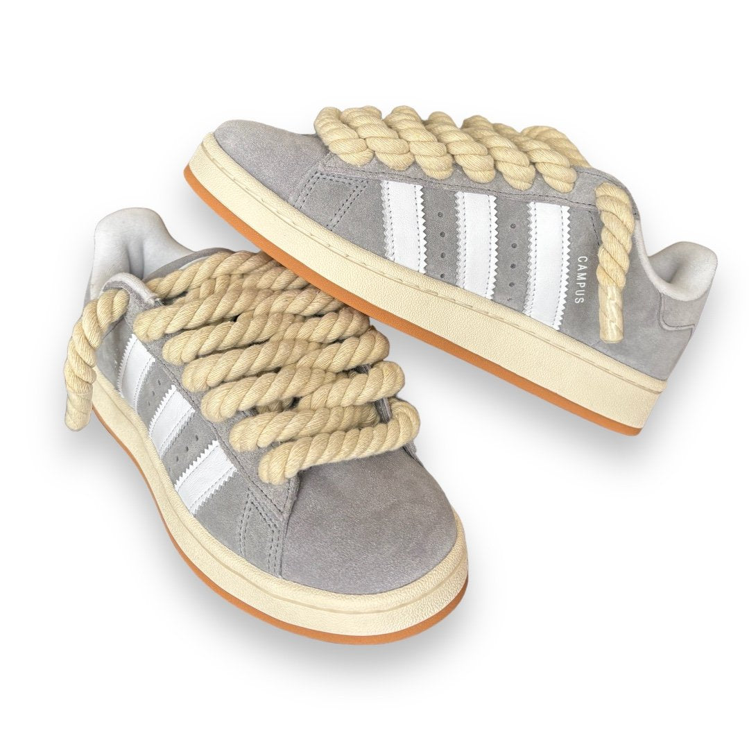Adidas Originals Junior Campus 00S Grey with rope laces  Sneaker - bamn.