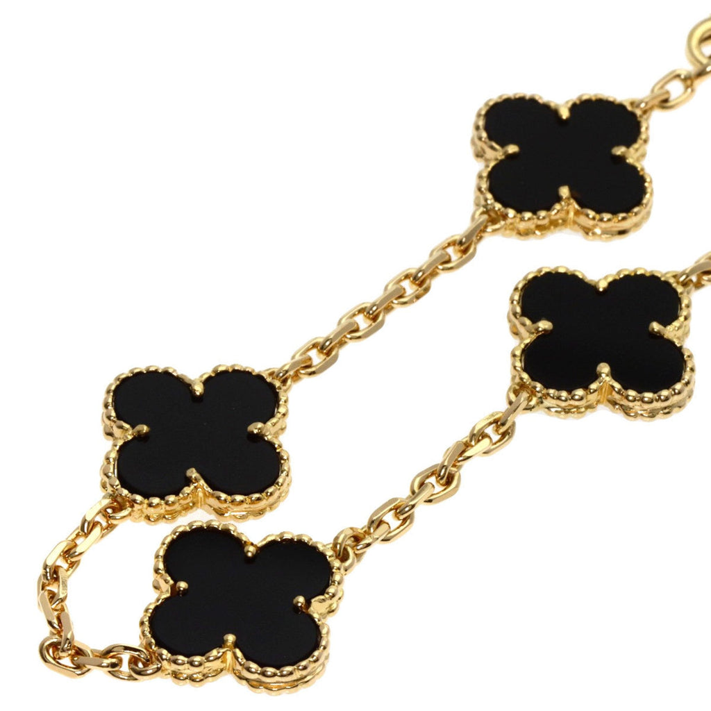 Midnight Clover Stainless Steel Bracelet – A Statement of Elegance - bamn.