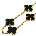 Midnight Clover Stainless Steel Bracelet – A Statement of Elegance - bamn.