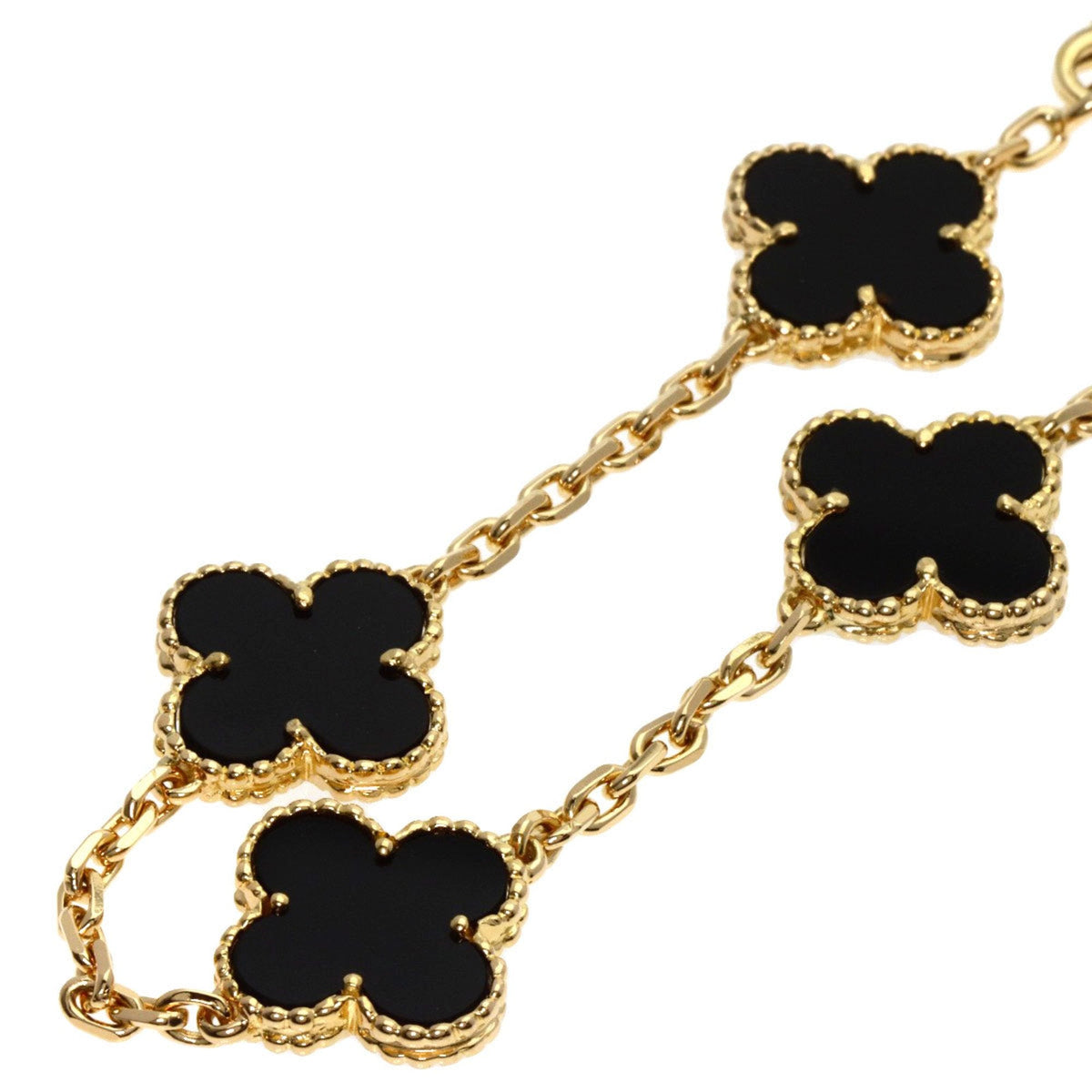 Midnight Clover Stainless Steel Bracelet – A Statement of Elegance - bamn.