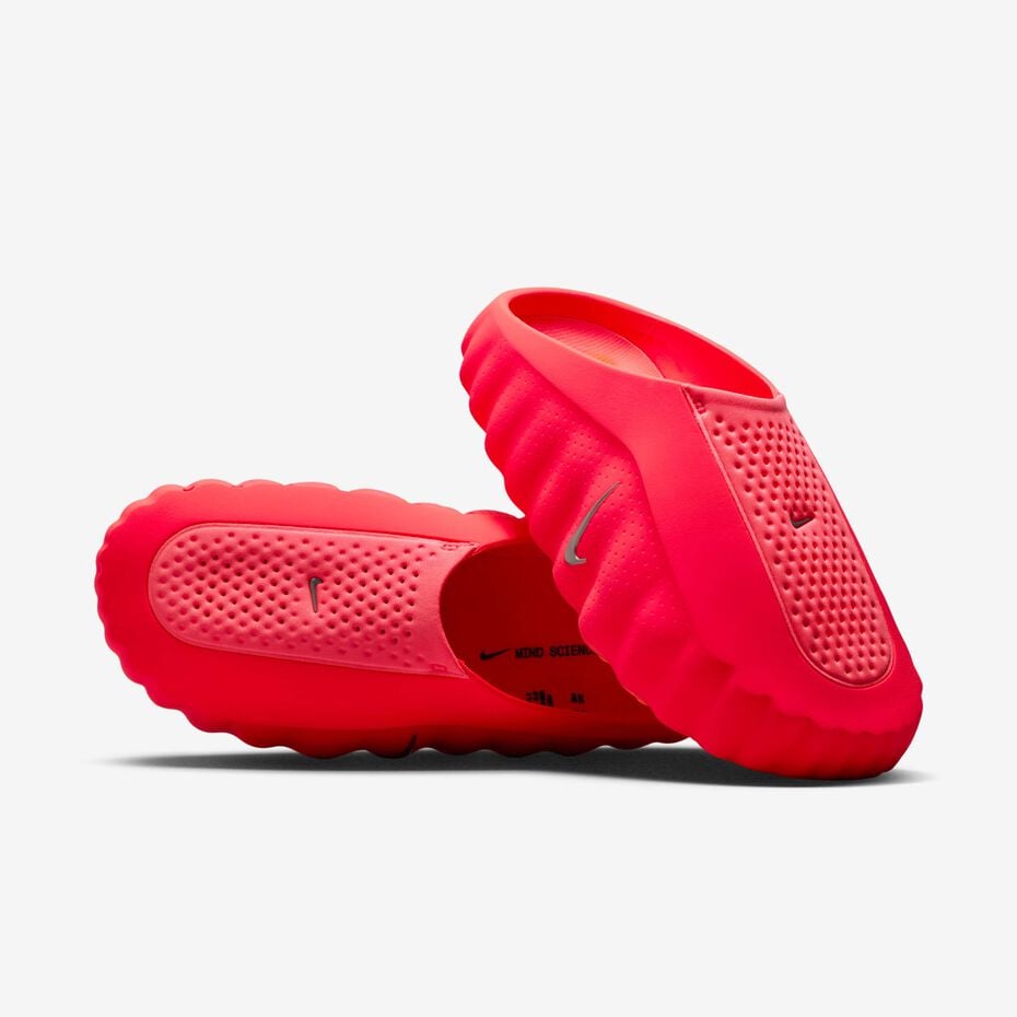 NIKE MIND 001 MEN'S PREGAME MULES “SOLAR RED” - bamn.