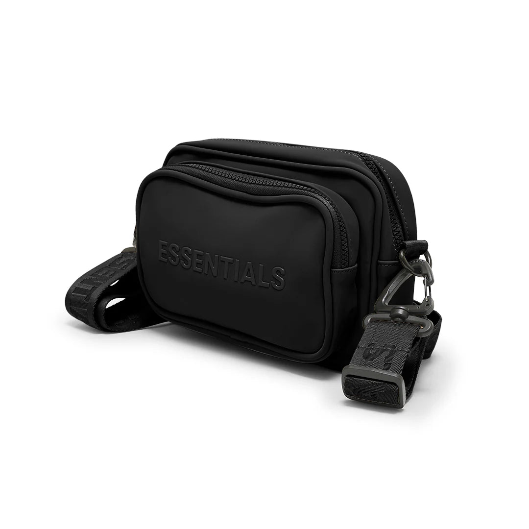 Cross body essentials fear of god (black) side bag - bamn.