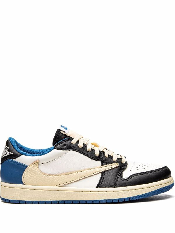Travis Scott x Fragment Air Jordan 1 Low OG SP sneakers - bamn.