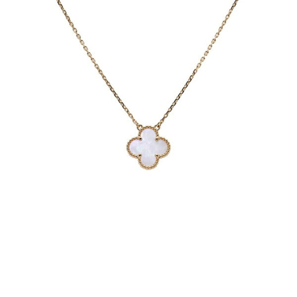 White Clover Stainless Steel Necklace – A Statement of Elegance - bamn.