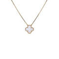 White Clover Stainless Steel Necklace – A Statement of Elegance - bamn.
