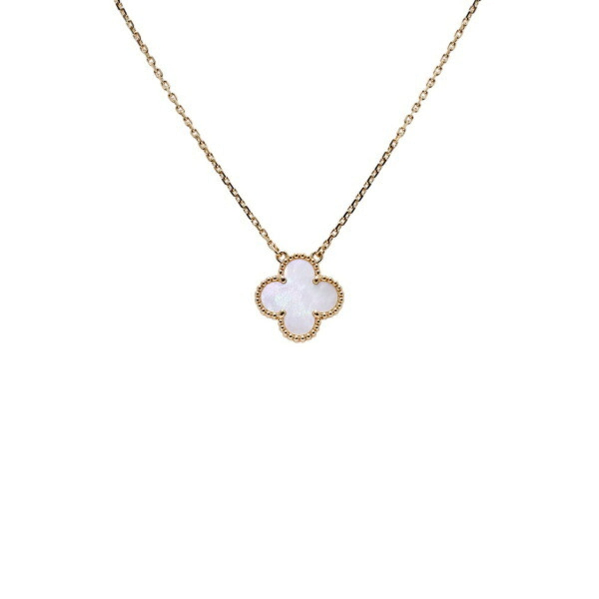White Clover Stainless Steel Necklace – A Statement of Elegance - bamn.