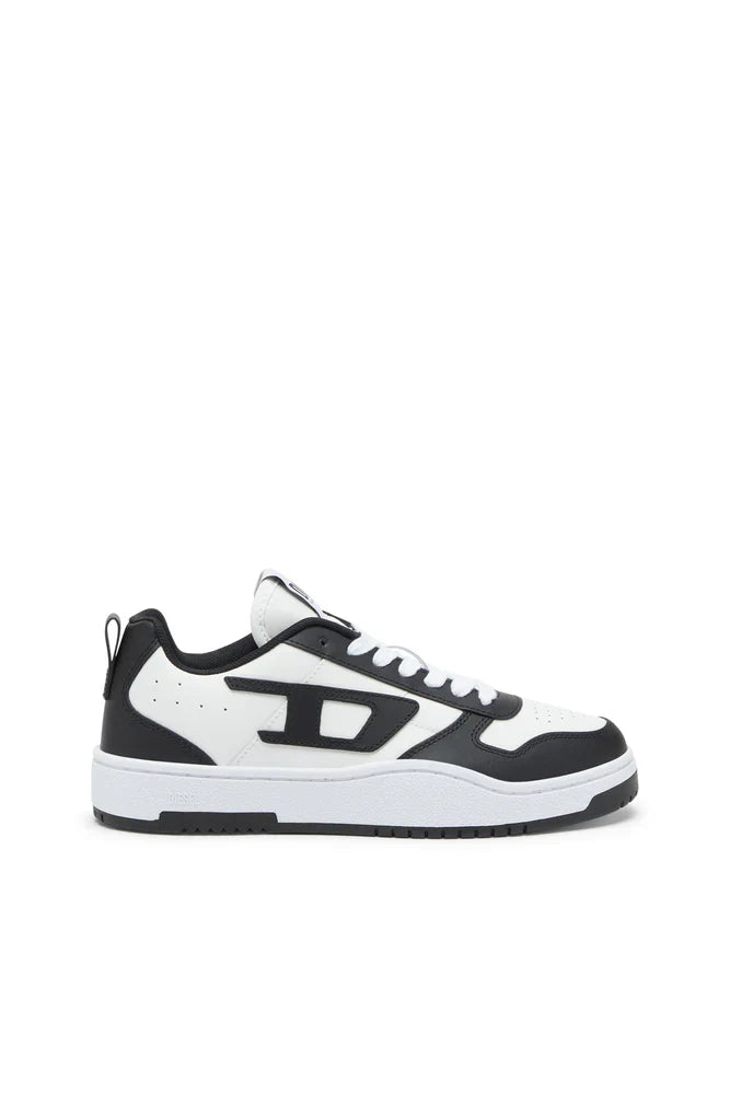 Men's Black/White Diesel S-Ukiyo Sneaker - bamn.