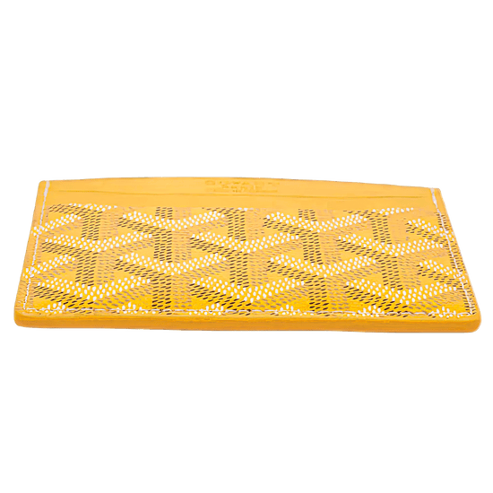 GOYARD SAINT-SULPICE CARD WALLET “YELLOW” - bamn.