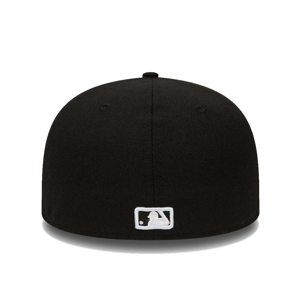 New York Yankees 59FIFTY MLB Basic Black/White Cap - bamn.