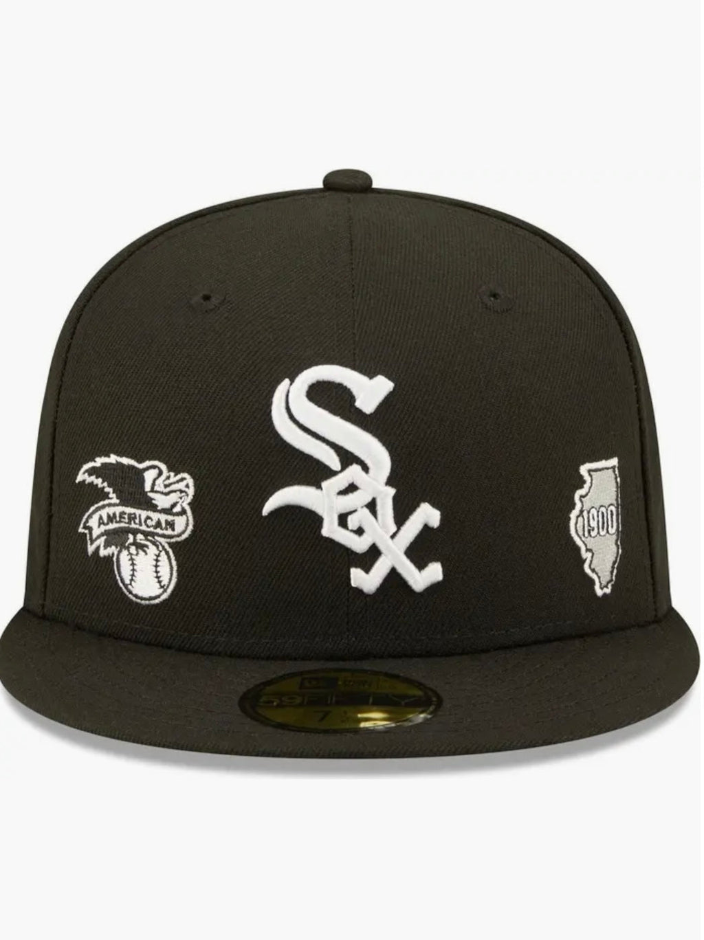 New Era Black Chicago White Sox Identity 59FIFTY Fitted Hat - bamn.