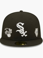 New Era Black Chicago White Sox Identity 59FIFTY Fitted Hat - bamn.