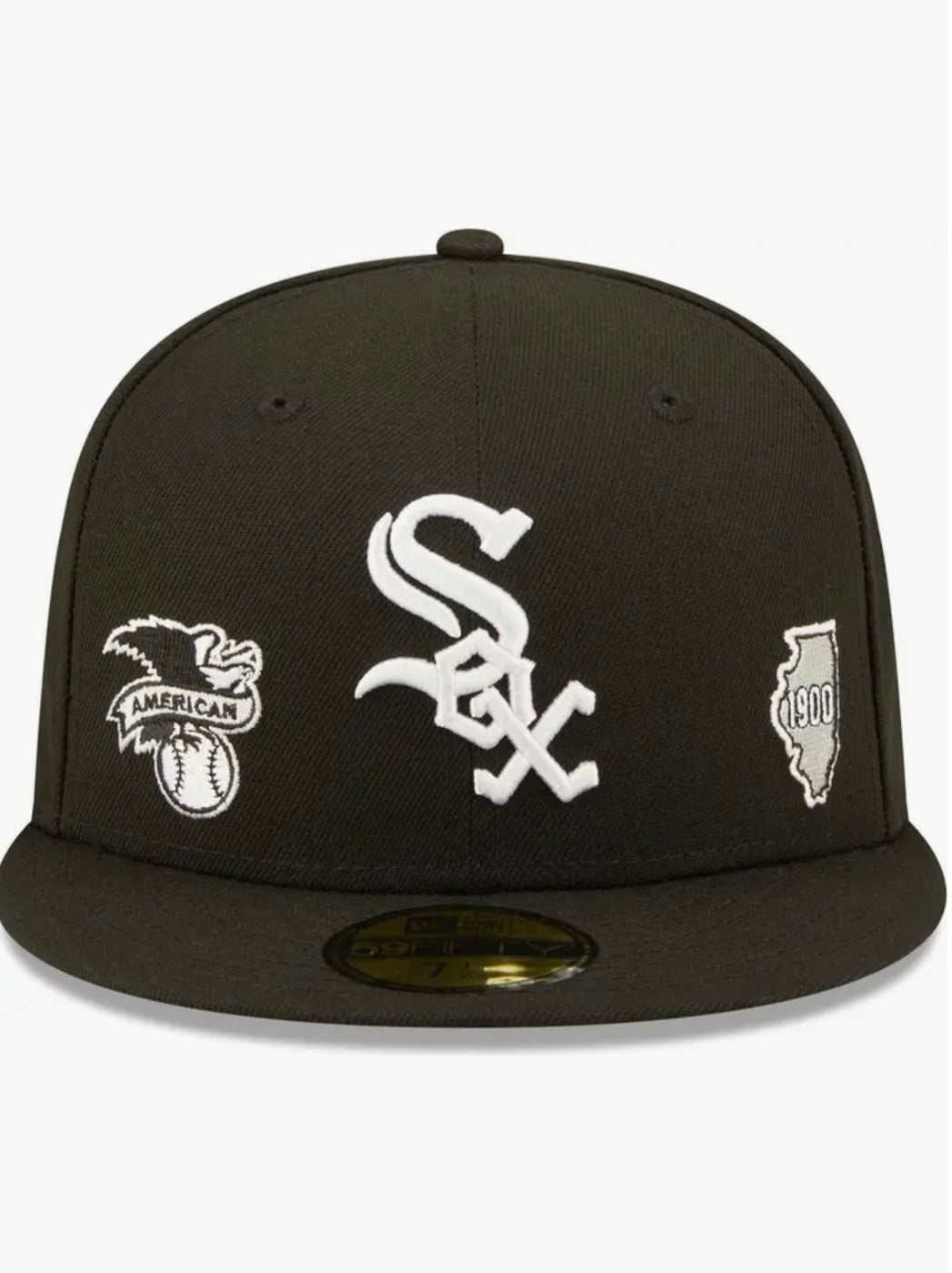 New Era Black Chicago White Sox Identity 59FIFTY Fitted Hat - bamn.