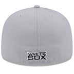 Chicago White Sox New Era Gameday Sideswipe 59FIFTY Fitted Hat - Black/Gray - bamn.