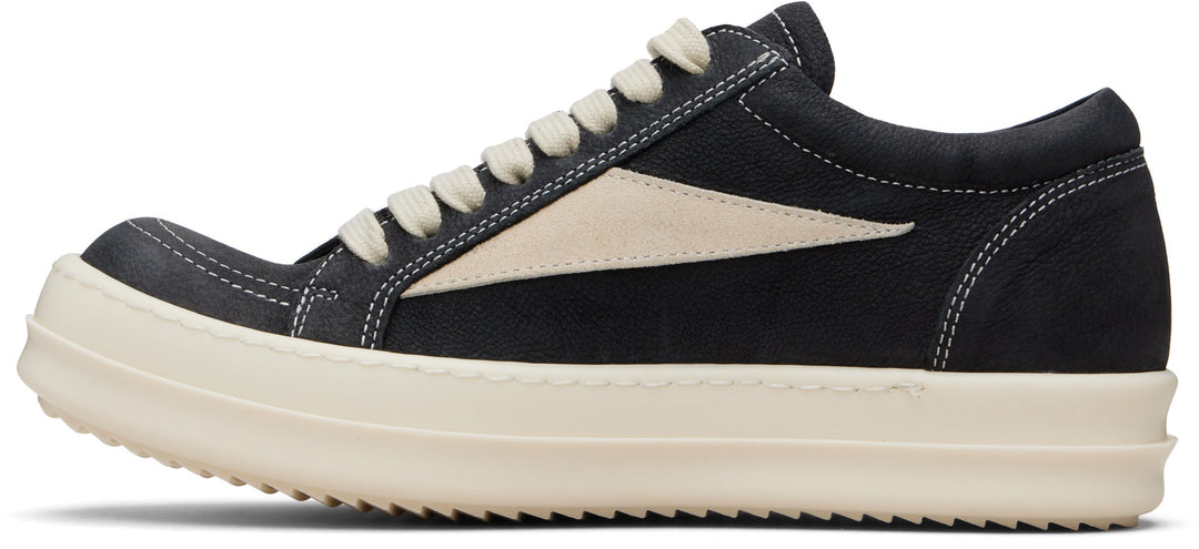 RICK OWENS Black Temple Vintage Sneakers