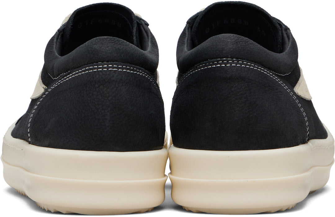 RICK OWENS Black Temple Vintage Sneakers