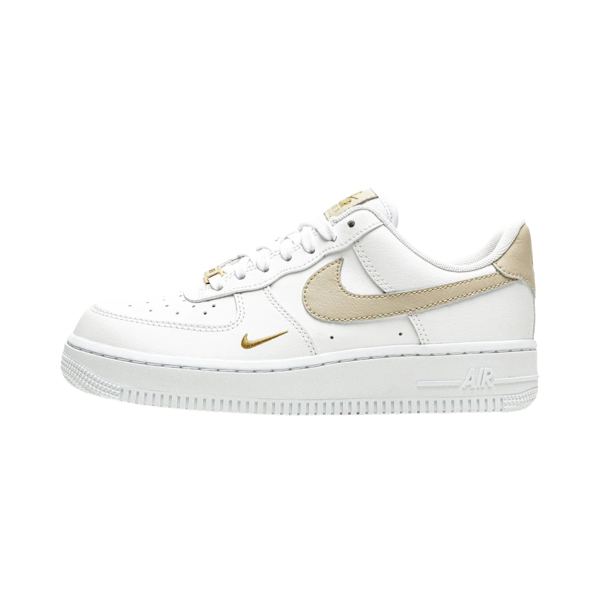 AIR FORCE 1 LOW ESSENTIAL "Toe Swoosh - White / Rattan" - bamn.