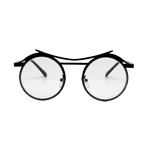 Black Round Frame Glasses - bamn.