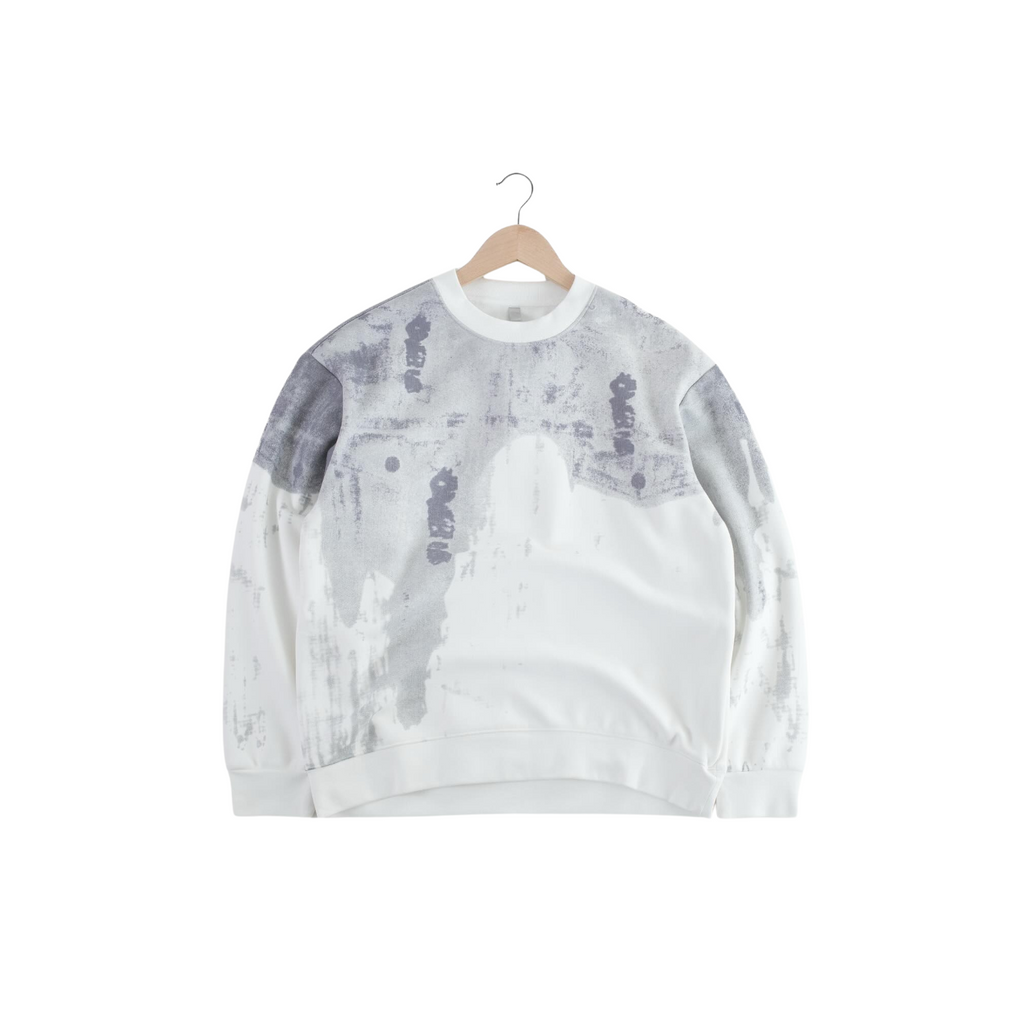 Men Faded Concrete Sweater - bamn.