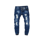 Men's Denim Ripped Distressed Jeans - bamn.
