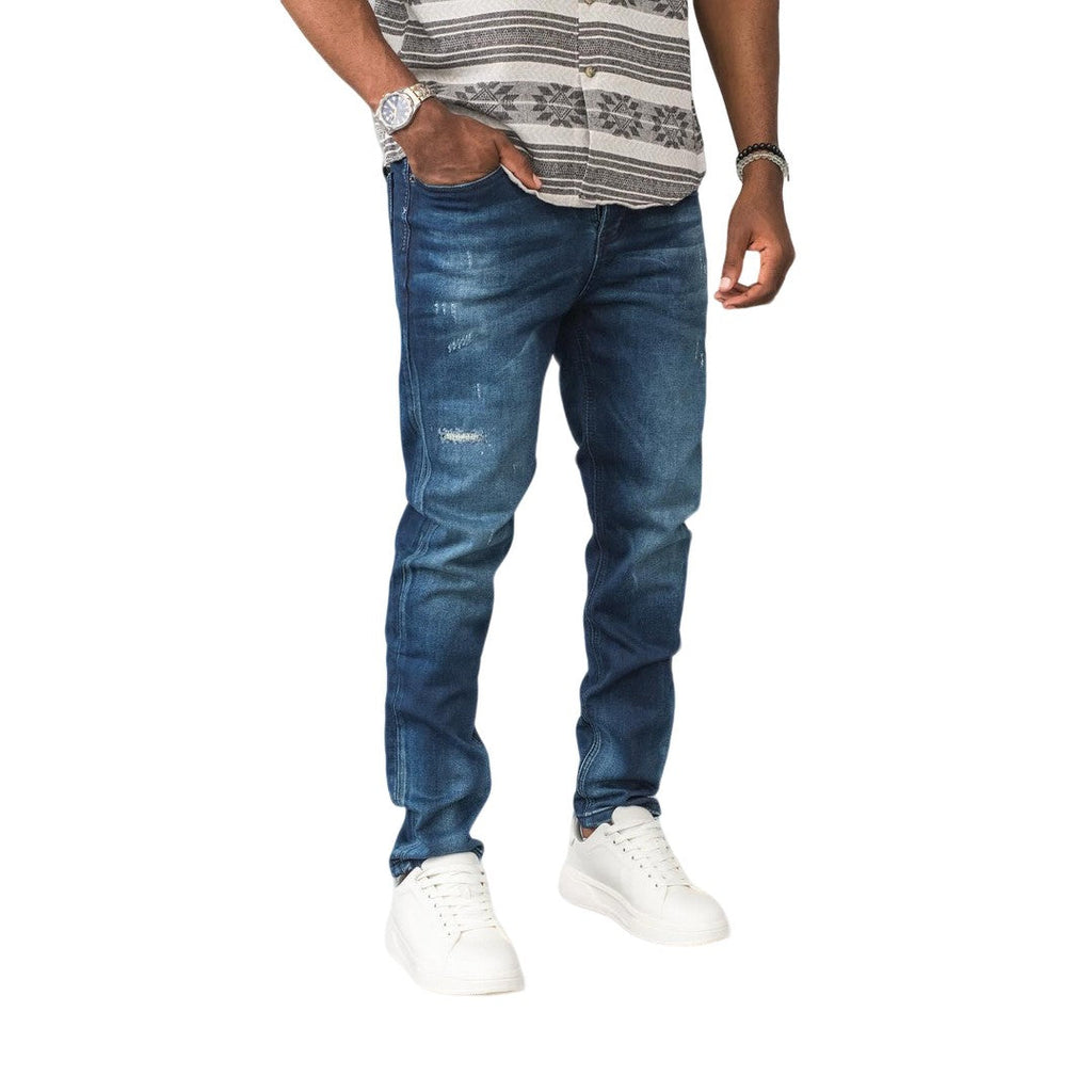 Men's Gee2 Distressed Denim jeans - bamn.