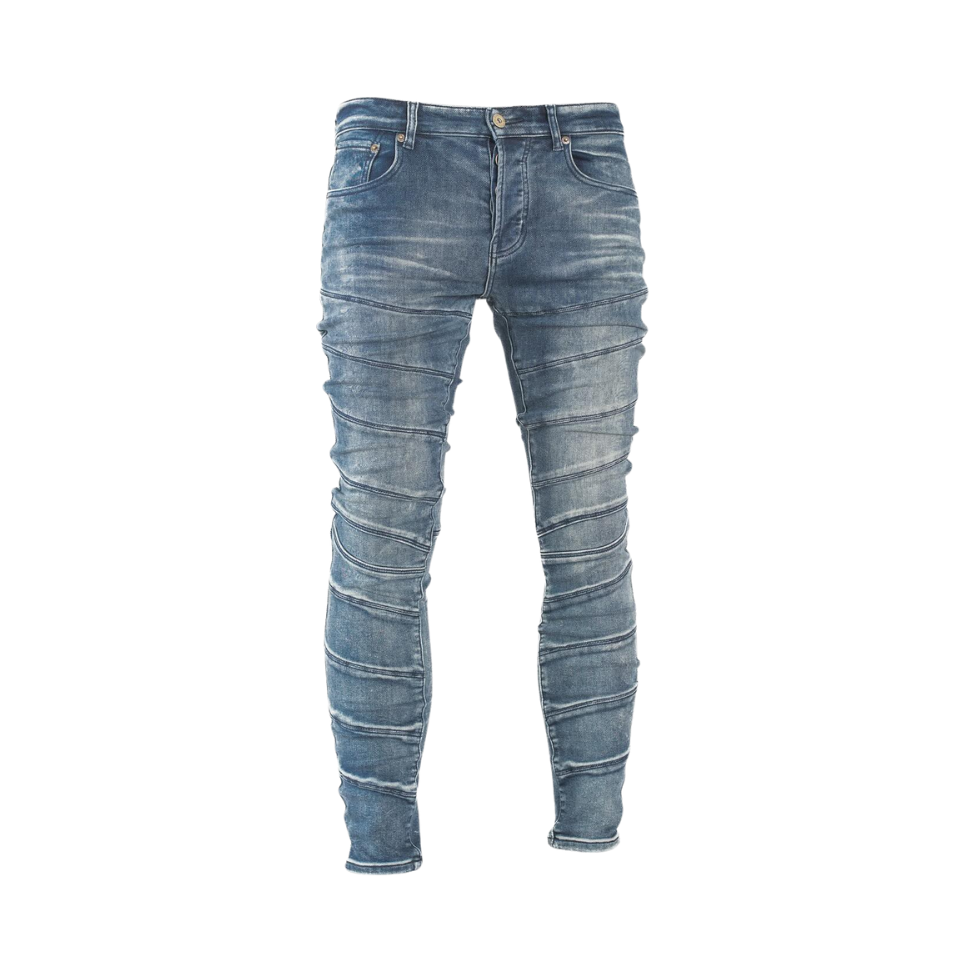 Men's Twisted Torque Skinny Denim Jeans - bamn.