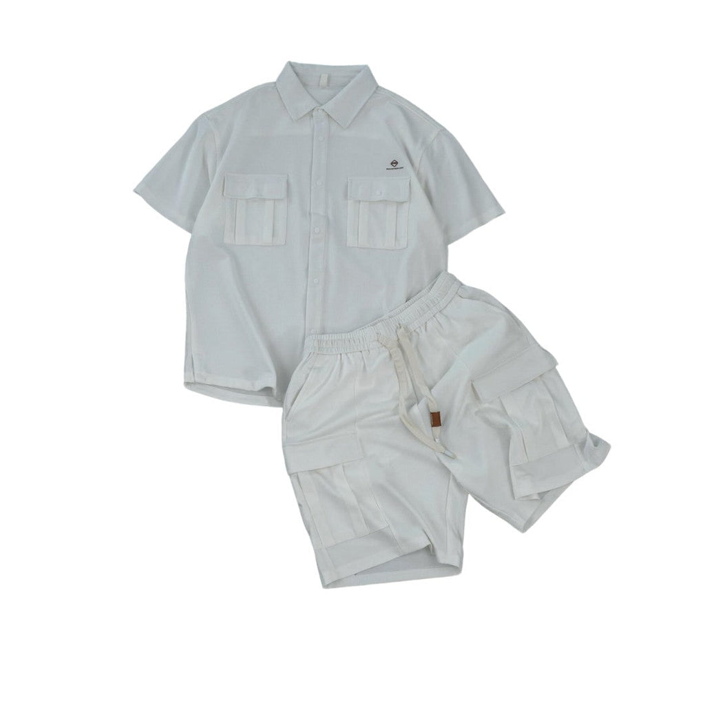 Men's Casual Short Sleeve and Short Set - bamn.