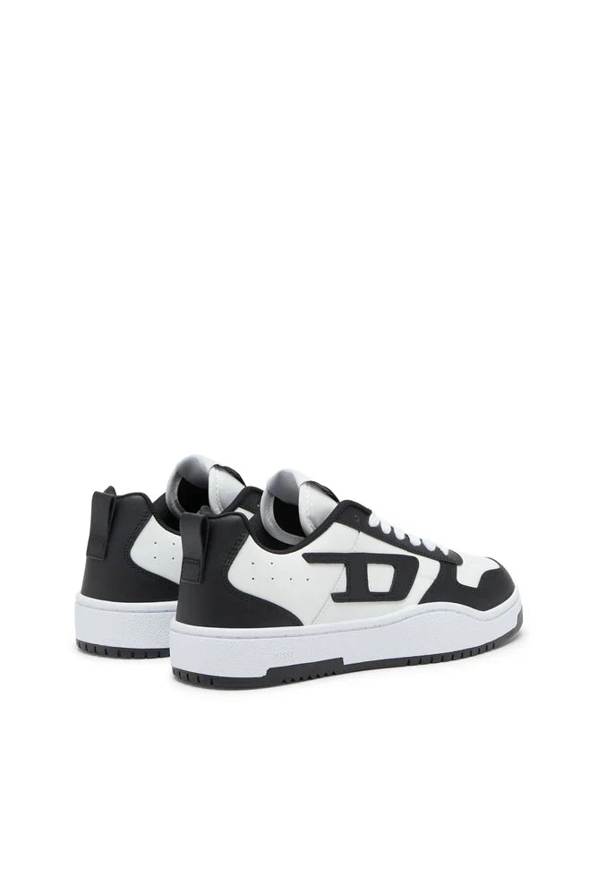 Men's Black/White Diesel S-Ukiyo Sneaker - bamn.