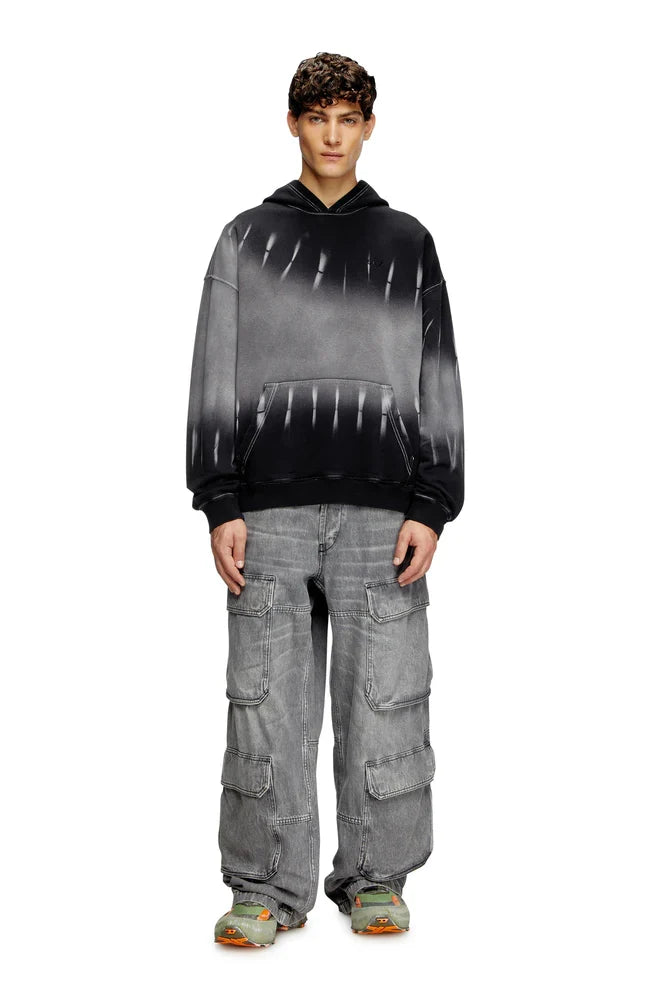 Diesel Tie-Dyed Hoodie - bamn.