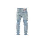 Light Fade Distressed Skinny Denim - bamn.