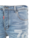Distressed “79” Slim Fit Denim Jeans - bamn.