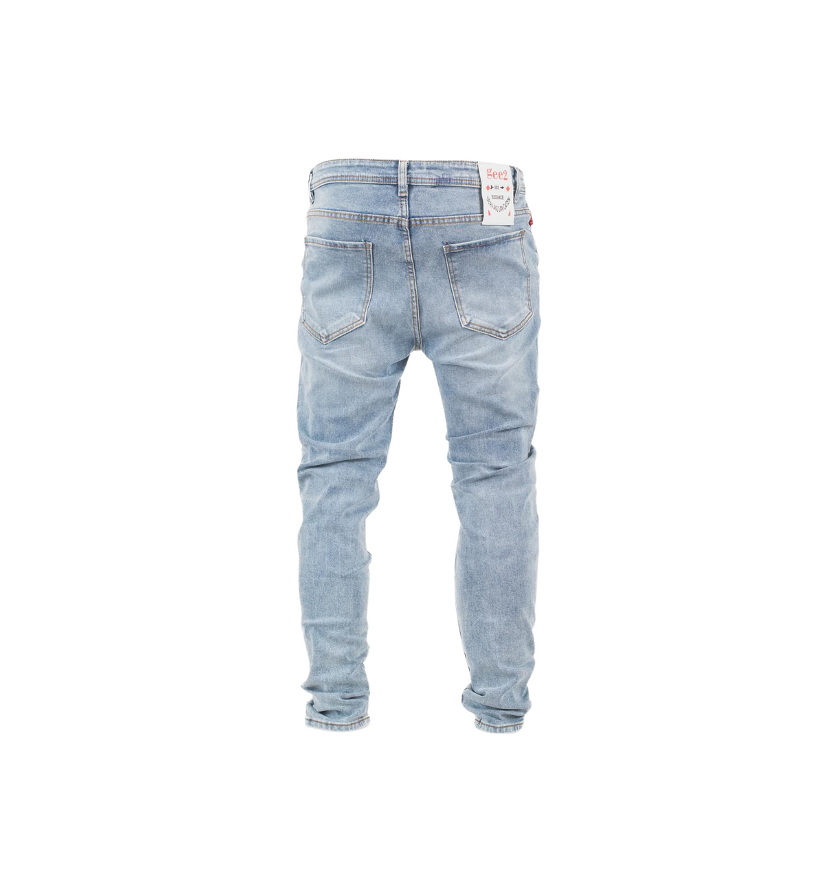 Distressed “79” Slim Fit Denim Jeans - bamn.