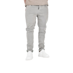 Men's Grey Slim Stretch Denim Jeans - bamn.