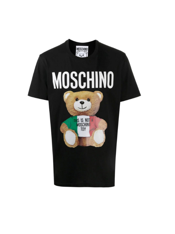Moschino Italian Teddy Cotton T-shirt - bamn.