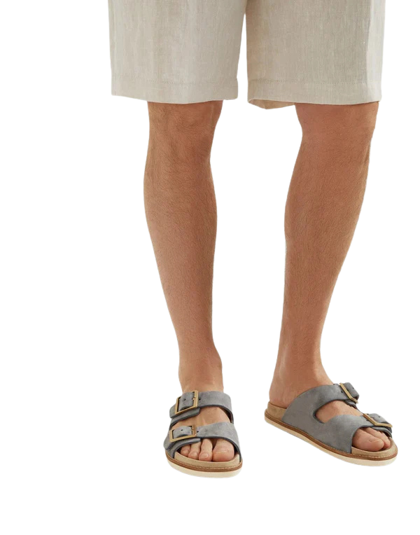 Brunello Cucinelli Double-Buckle Sandals - bamn.