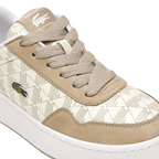 Lacoste Ace Clip Leather Monogram Sneakers - bamn.