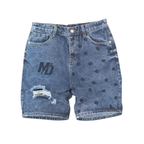 Urban Stamp Denim Shorts - bamn.