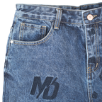 Urban Stamp Denim Shorts - bamn.