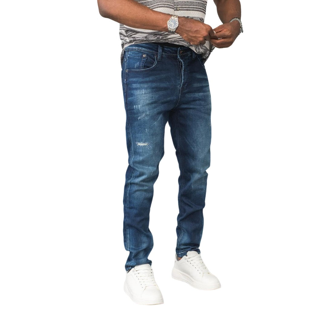 Men's Gee2 Distressed Denim jeans - bamn.