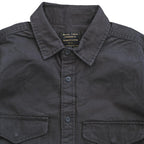 Men's Charcoal Grey Long Sleeve Shirt - bamn.