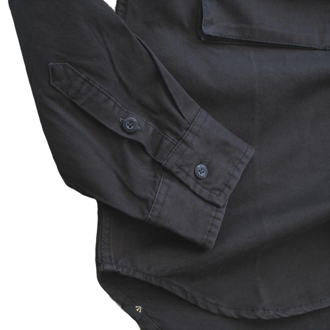 Men's Charcoal Grey Long Sleeve Shirt - bamn.