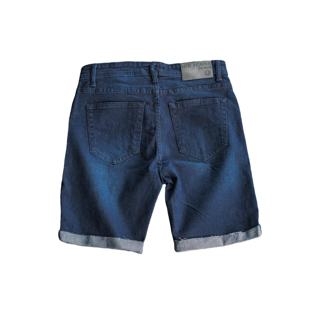 Men's Ice Cut Off Distressed Denim Short - bamn.