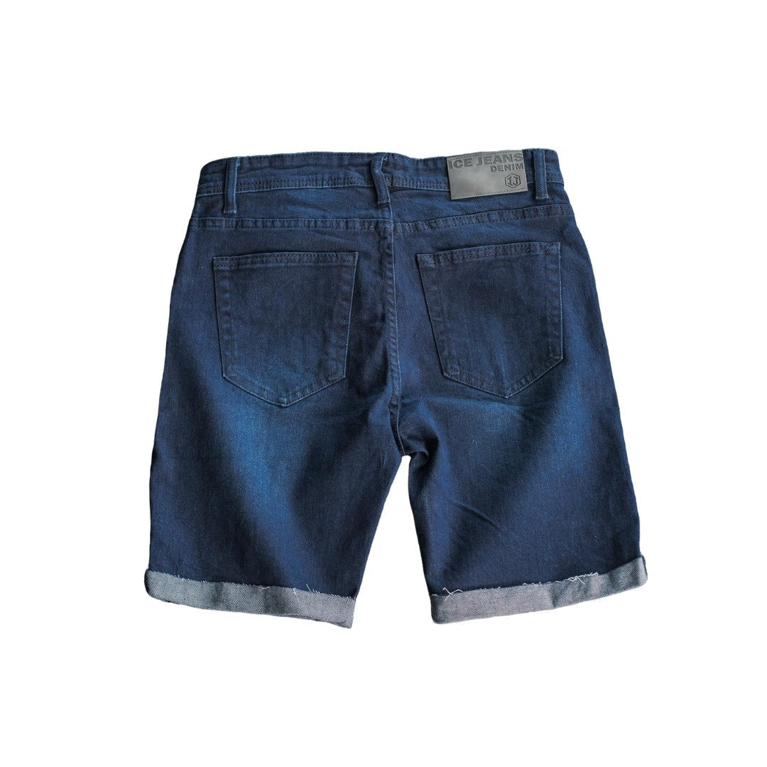 Men's Ice Cut Off Distressed Denim Short - bamn.