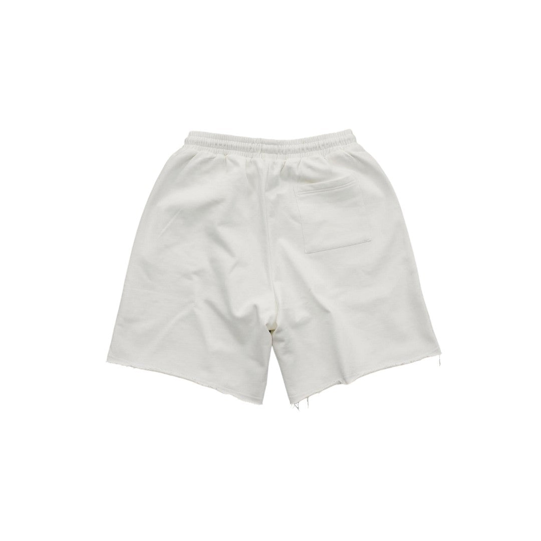 Plain cotton sweat shorts - bamn.
