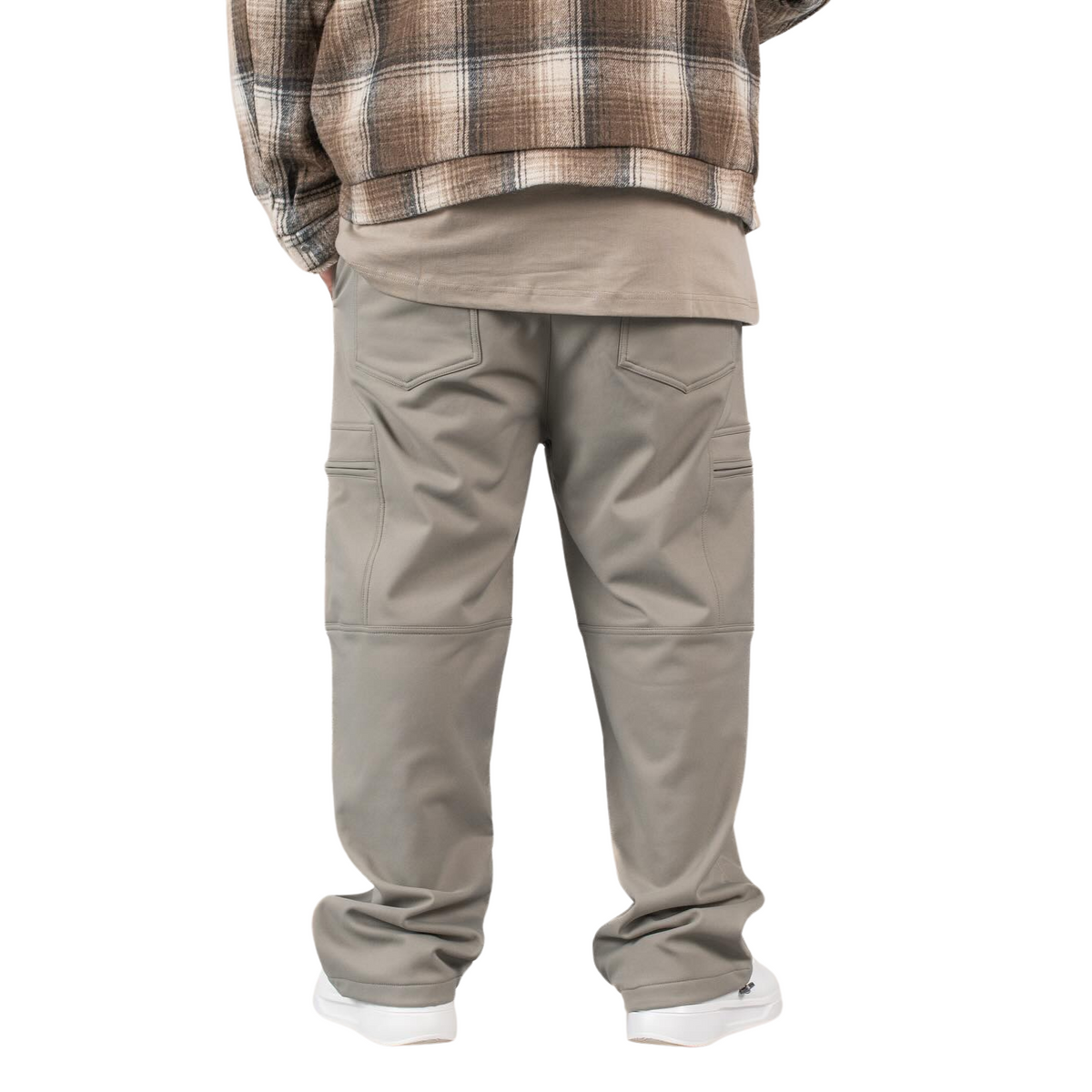 Men's Brown Loose Fit Cargo pants - bamn.